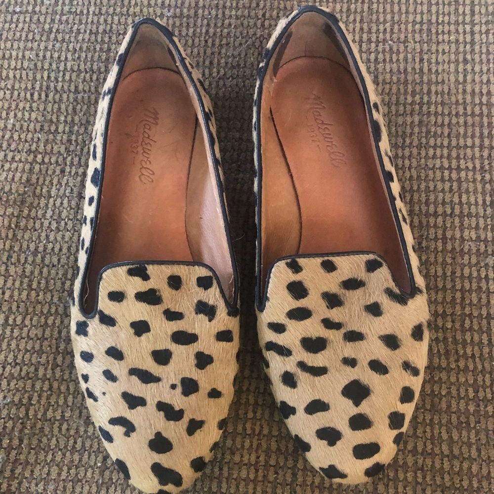 Madewell Calf Hair Loafer Flats - size 7